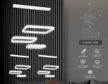 Подвесной светильник Ambrella Acrylica FA6165 (регулировка яркости, LED, 220V, пульт управления, на проводе)