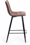 Стул полубарный CHILLY (mod. 7095пб ) / 1 шт. в упаковке (Ткань,Металл /Коричневый,Черный)