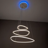 Подвесная люстра RGB Wi-Fi Citilux Неон Смарт CL731A330E (LED, 220V, умный дом - Алиса, на тросе)