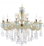 Подвесная люстра большая Ambrella TRADITIONAL TR4929 (220V, хрусталь, свеча)