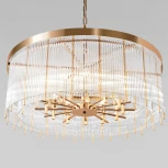 Подвесная люстра Loft It Montana 10299/800 French gold (220V, хрусталь, на цепи, круглые)