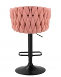 Стул барный LEON (розовая ткань (LAR 275-10))