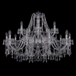 Подвесная люстра Bohemia 1403 1403/10+5/360/Ni