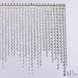 Подвесная люстра светодиодная APL LED Sicilia SH06.50.B.Ni.4000 (220V, хрусталь, на тросе)