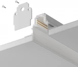 Шинопровод под гипсокартон 3м Gravity встраиваемый белый (магнитный) Maytoni Technical TRX010-423W (48V)