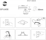 Точечный светильник встраиваемый ST Luce St217 ST217.438.09