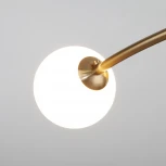 Умная подвесная люстра Bogate's Brook 359/12 латунь (220V, на тросе, шарики, бусы)