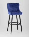 Стул барный Stool Group Ститч велюр синий УТ000001370
