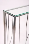 Консольный стол AllConsoles 1024-CS clear серебряный