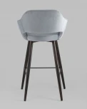 Стул барный Stool Group Саймон велюр серый УТ000025181