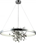 Подвесная люстра Crystal Lux Garden SPLED+4 D800 CHROME