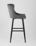 Стул барный Stool Group Ститч велюр серый УТ000001371