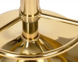 Табурет барный DOBRIN BRUNO GOLD (черный велюр (MJ9-101)) 5008_GoldBase-LM GOLD, цвет сиденья черный (MJ9-101), основания золото