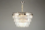 Подвесная люстра каскадная Aployt Mariz APL.813.03.15 (220V, хрусталь, на цепи)