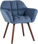 Кресло Stool Group Брайан глубокий синий УТ000036114