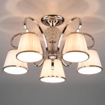 Потолочная люстра Eurosvet Tessa 60088/5 хром (220V)