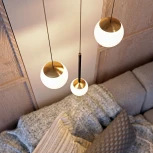 Подвесной светильник LED SP-BEADS-HANG-R130-10W Day4000 (BK-GD, 250 deg, 230V) (Arlight, IP20 Металл, 5 лет) 036522