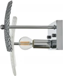 Настенный светильник Lumion Liberti 6588/1W хром/тонированное стекло, металл/стекло E14 1*40W 220V