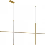 Подвесной светильник ST Luce Retico SL6207.203.50 Матовое золото LED 1*50W 3000K (220V, на тросе)