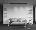 Трековый светильник однофазный 10W 220V Maytoni Calipso TR218-1-GU10-BS