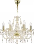 Подвесная люстра Art Classic 11.07 11.07.6.165.Gd.Sp (220V, на цепи, подсвечник, свеча)