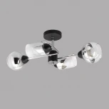 Потолочная люстра на штанге Imex MD.8243-4-S-BK+CH