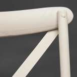 Стул CROSS (mod.CB2001) Белый (butter white) (дерево береза)