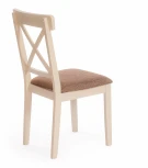 Стул Гольфи 2/ Golfi 2 дерево гевея, 45*51*94, ivory white, ткань кор.-зол. (1505-9) Tetchair 14117
