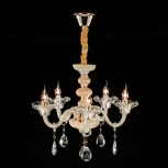Подвесная люстра Citilux Ирида CL351151 (220V, хрусталь, на цепи, подсвечник, свеча)