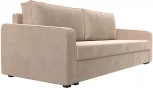 Диван прямой Лига-009 (Бежевый/Велюр) Лига Диванов арт.118040