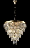 Подвесная люстра Crystal Lux Abigail SP-PL15 D620 GOLD/TRANSPARENT