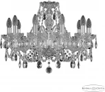Подвесная люстра Bohemia 105 105/10/195 Ni (220V, подвески, на цепи, подсвечник, свеча)