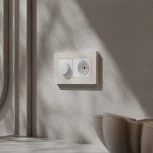 Рамка на 2 поста (айвори/белый, soft-touch) Werkel W0023066 (a067254)