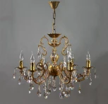 Подвесная люстра Ambiente Alicante 8888/6 AB New Leaf