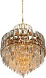 Подвесная люстра Vitaluce V5832-8/17+4, 21xE14 макс. 40Вт (220V, хрусталь, на цепи)