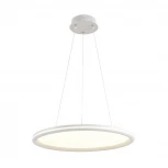 Умная люстра подвесная Alis Smart 8380/45L белый, металл/акрил с ПДУ и голосовым управлением LED 45W 3000-6500К 220V