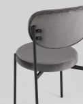 Стул обеденный Барбара велюр серый Stool Group арт.УТ000039436