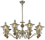 Подвесная люстра Velante 305-503-08 (220V, дуб, на цепи)