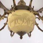 Подвесная люстра Bohemia Verona 72109P/8/210 Ni P1 U Horse