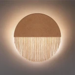 Настенный светильник светодиодный Odeon Light Cork 7073/8WL бежевый/пробка/нити/металл IP20 LED 8W 232Лм 3000K 220V (круглые)