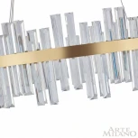 Подвесная люстра Arte Milano Venezia 312033/D1000 BS (регулировка яркости, LED, 220V, хрусталь, пульт управления, на тросе, круглые)