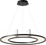 Подвесной светильник светодиодный со спотами Crystal Lux CONTOUR SP50W LED BLACK (220V, на тросе)