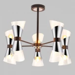 Потолочная люстра на штанге Imex MD.51913-10-S-BK+CH