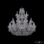 Подвесная люстра Bohemia 1409 1409/16+8+4/300/3d Ni