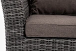 Лаунж-зона из искусственного ротанга, цвет графит 4SIS Капучино KS3C2T-4-SET graphite