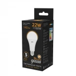 Лампочка светодиодная E27 22 Вт 1560 lm 3000K теплое желтое свечение Gauss 102502122