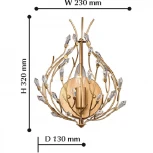 Бра Favourite Batun 2020-1W (220V, лепестки, ветки)