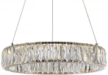 Подвесной светильник Newport 8240 8240/40 chrome (LED, 220V, хрусталь, на тросе, кольцо)