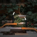 Уличный наземный светодиодный светильник Escada Dravite 30002G/02LED 11Вт, металл/пластик, черный