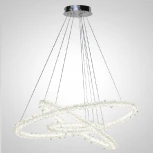 Подвесная люстра AM Group OVALE CH D800+600+400